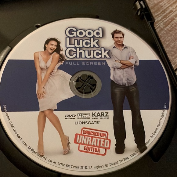 3/$15 u pick dvds📀or 1 for $9~ Good Luck Chuck: unrated - Picture 3 of 7